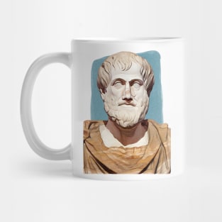 Greek Philosopher Aristotle illustration Mug
